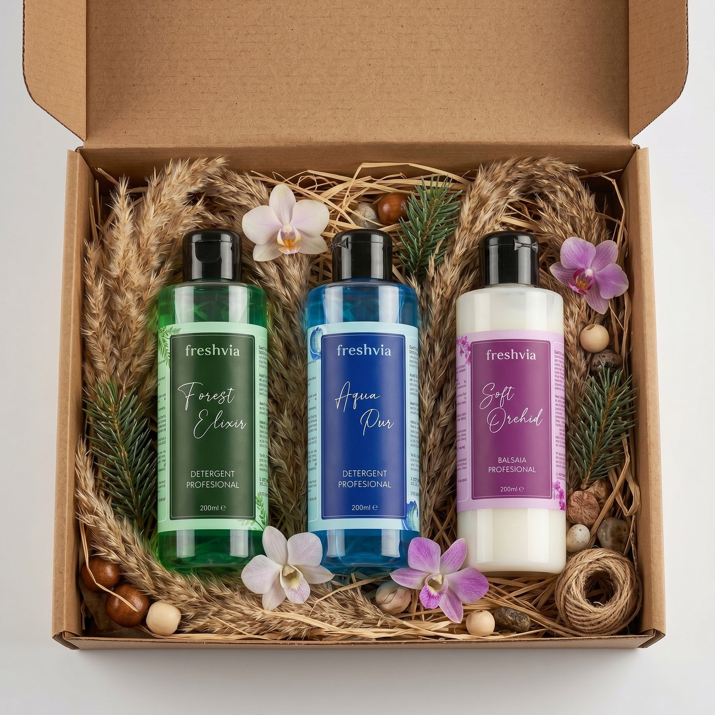 Cutiuța Fresh Selection - Set Mostre Detergent + Balsam 200ml
